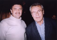 Vladimir Zubov with Milos Forman